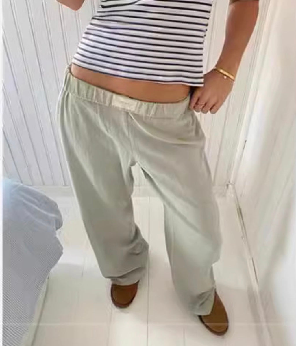 Striped Wide Leg Pants